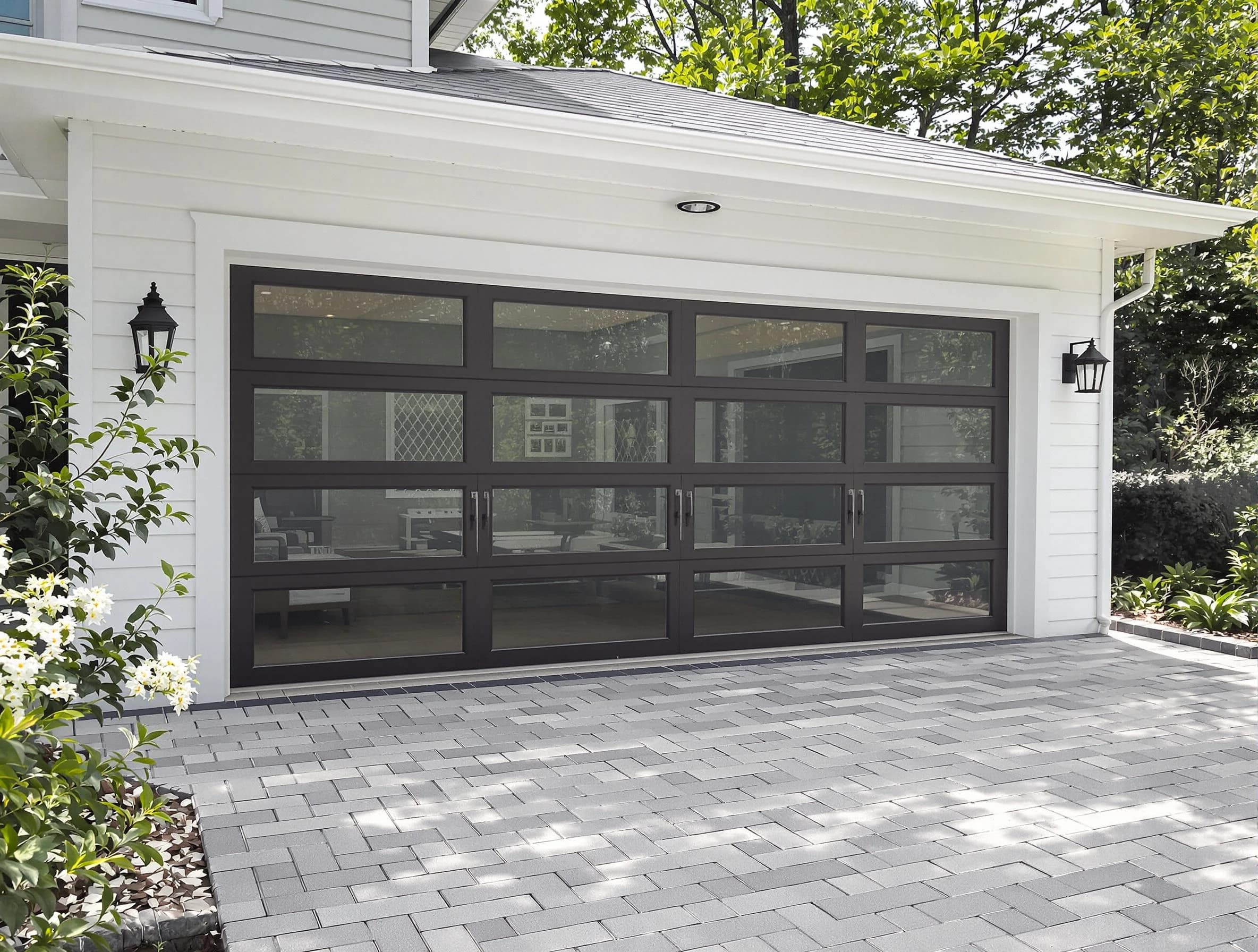 Murfreesboro Garage Door Repair design specialist presenting custom garage door options to Murfreesboro homeowner