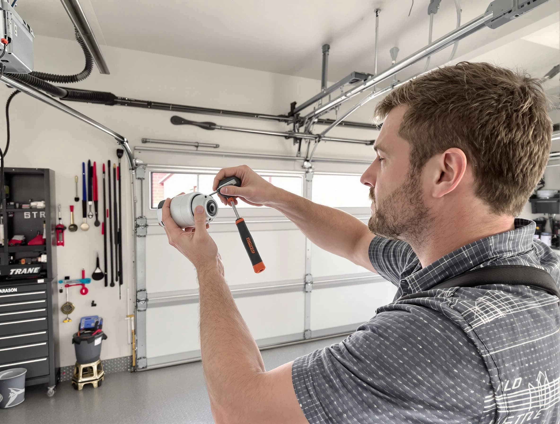 Garage door opener repair service by Murfreesboro Garage Door Repair in Murfreesboro