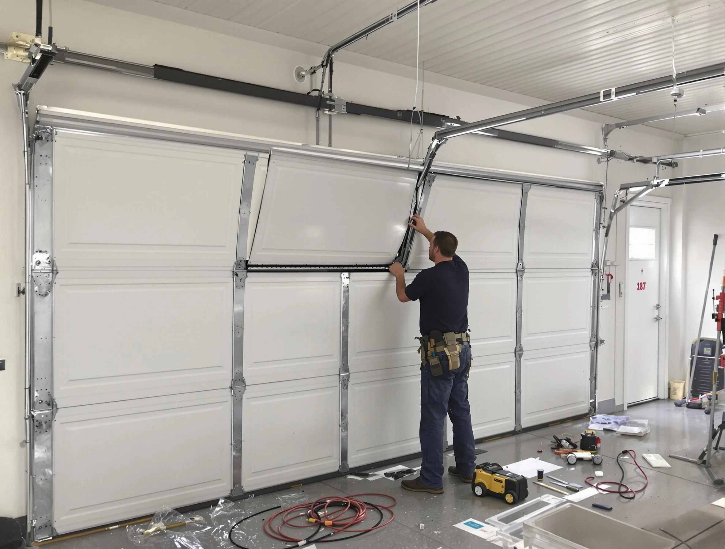 Garage Door Section Replacement in Murfreesboro