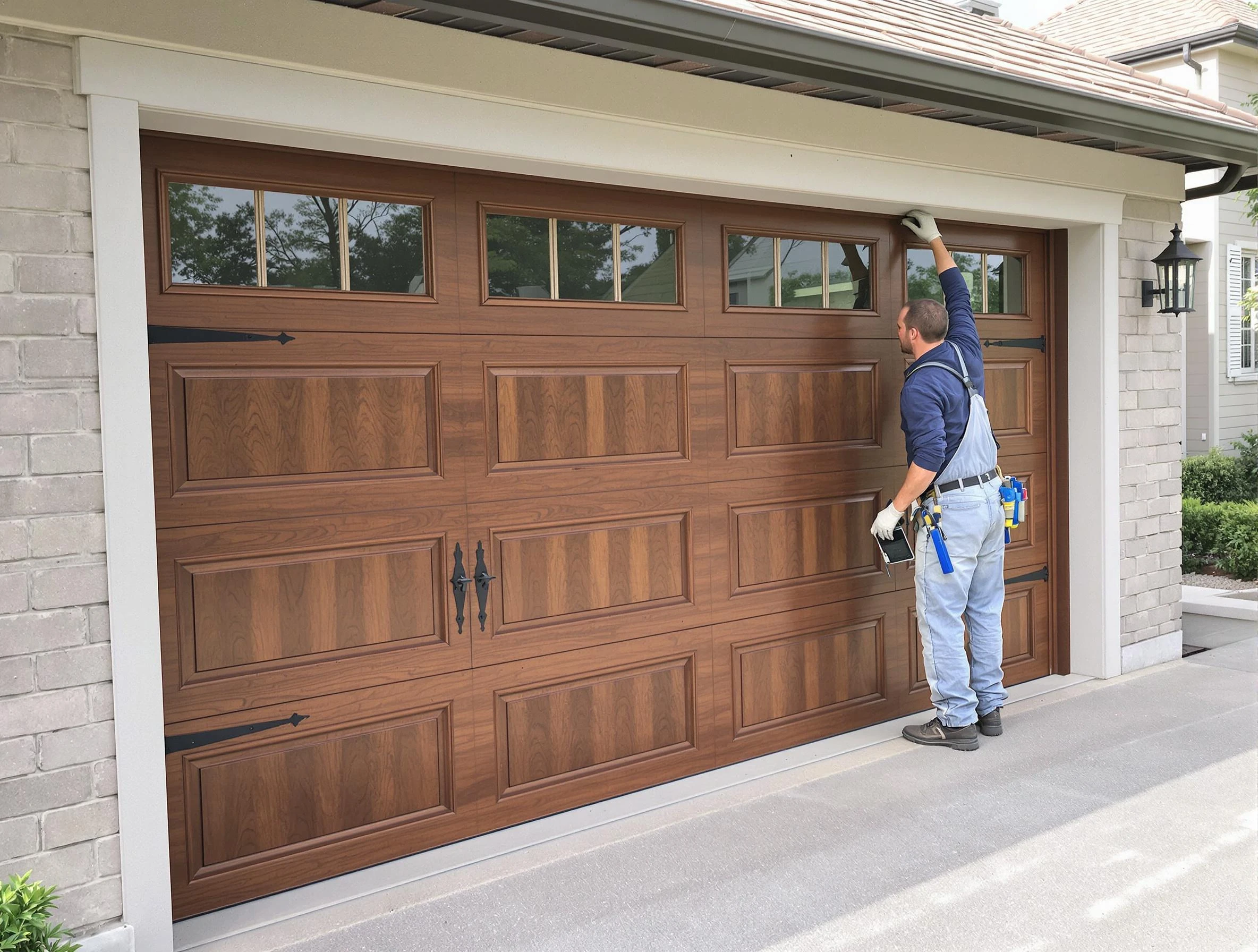 Custom garage door showcase by Murfreesboro Garage Door Repair in Murfreesboro
