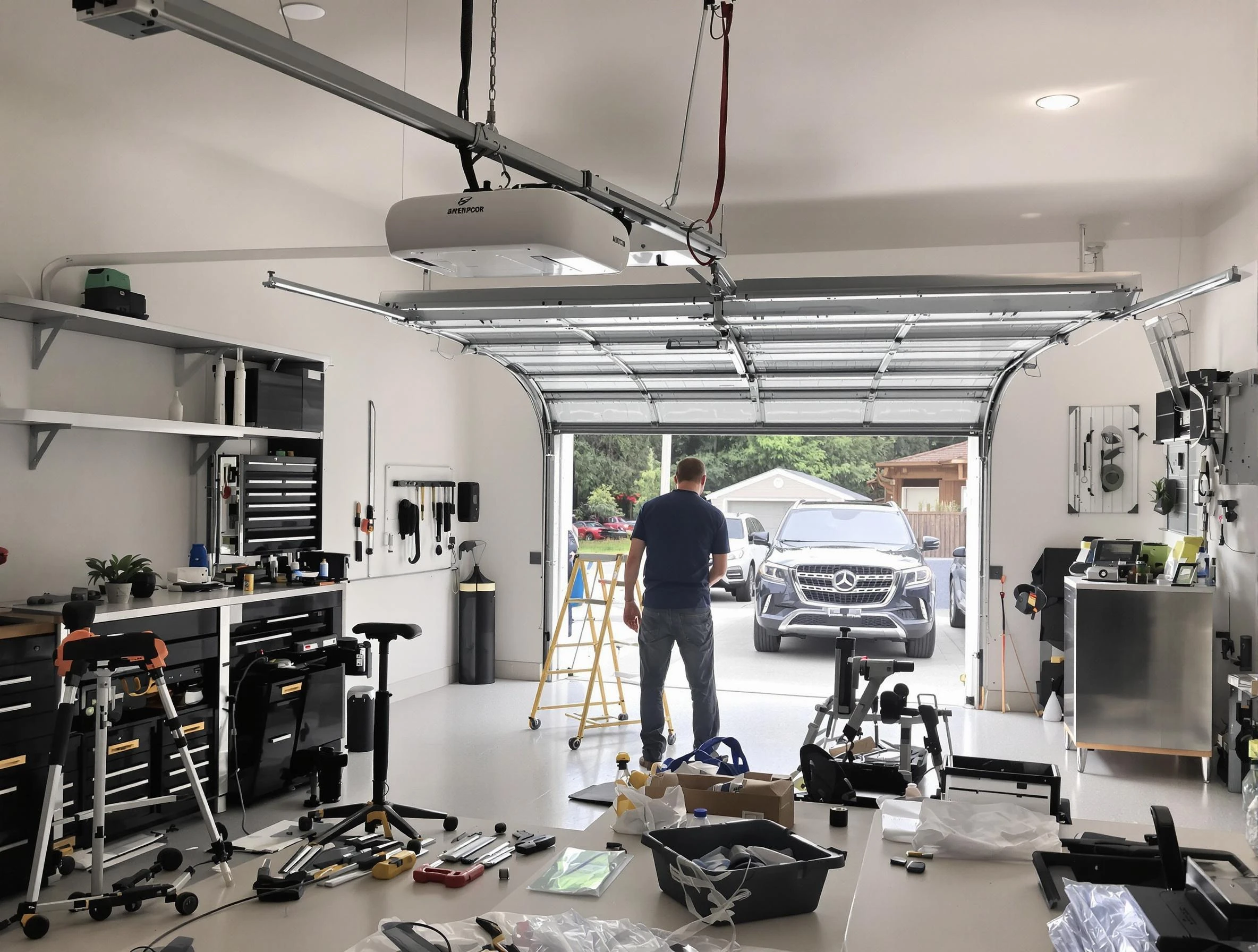 Garage door opener installation by Murfreesboro Garage Door Repair in Murfreesboro