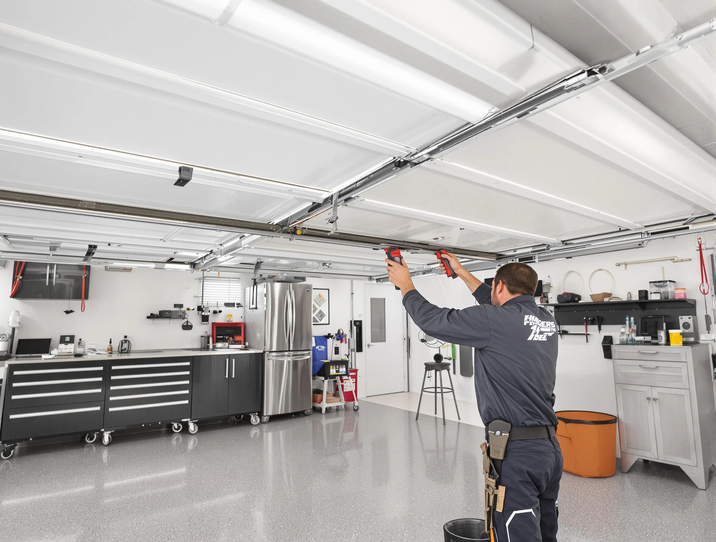 Overhead garage door repair service by Murfreesboro Garage Door Repair in Murfreesboro