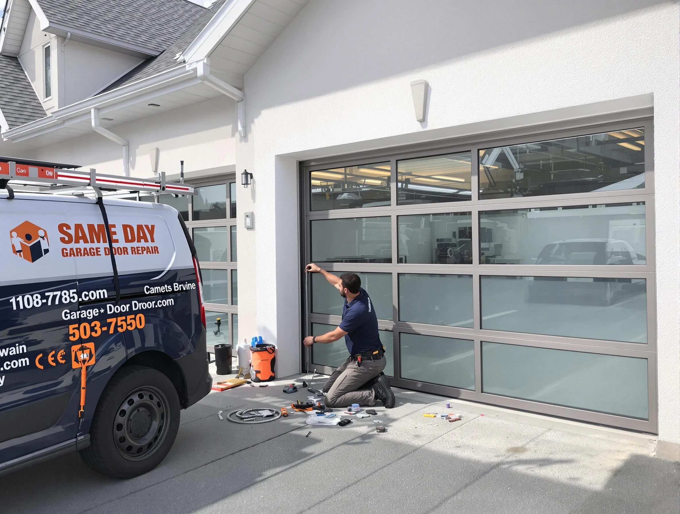 Same-day garage door repair service by Murfreesboro Garage Door Repair in Murfreesboro